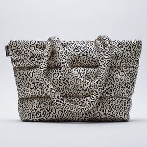 Zara Animal print Quilted Tote Bag